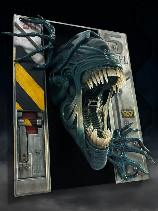 Aliens Väggskulptur 1/2 Alien Queen 51 x 41 x 25 cm Hollywood Collectibles Group