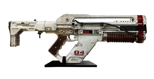 Alien: Romulus Modell Livsstorlek Replica Pulse Rifle HCG Exclusive Weathered Edition 71 cm Hollywood Collectibles Group