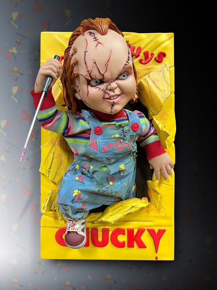 Chucky (Child´s Play) Väggskulptur 1/2 Bride of Chucky 22 x 23 x 38 cm