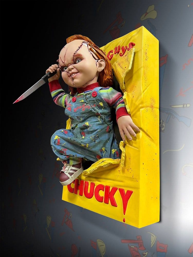 Chucky (Child´s Play) Väggskulptur 1/2 Bride of Chucky 22 x 23 x 38 cm
