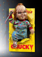 Chucky (Child´s Play) Väggskulptur 1/2 Bride of Chucky 22 x 23 x 38 cm