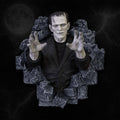 Frankenstein Väggskulptur Klassisk Skräckutgåva Halvskala 48 cm