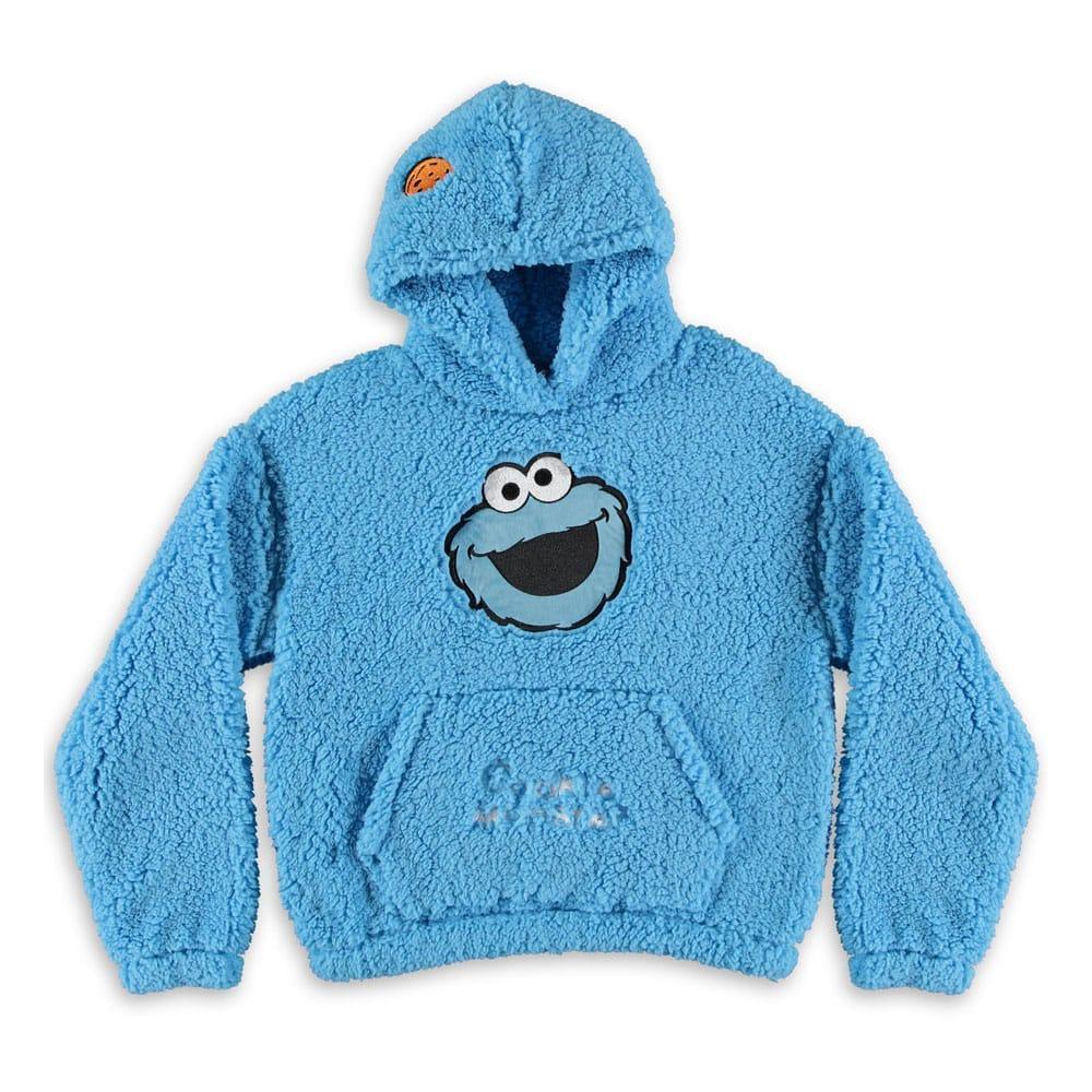 Sesame Street Teddy Hooded Sweater Cookie Monster Stl M Difuzed