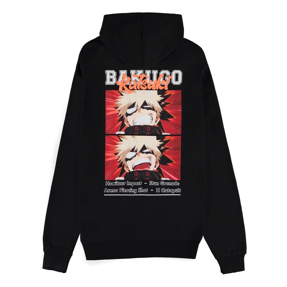 My Hero Academia Zipper Hoodie Sweater Bakugo Size XS Difuzed