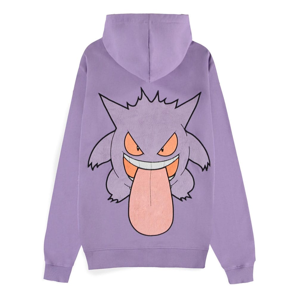 Pokemon Zipper Hoodie Sweater Gengar - Högkvalitativ Kappa för Fans Difuzed