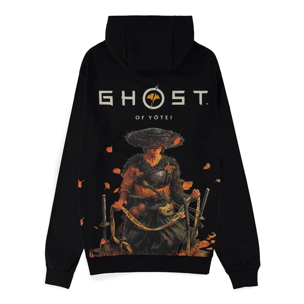 Ghost of Yotei Zipper Hoodie Storlek S – Hög Kvalitet och Stil Difuzed