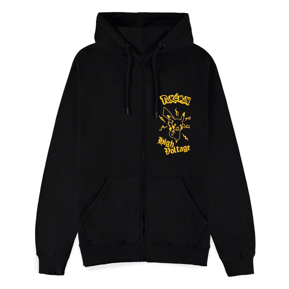 Pokémon Zipper Hoodie Pikachu Voltage Size S Difuzed