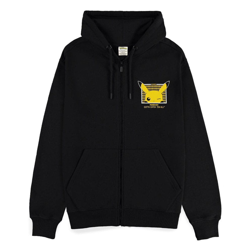 Pokémon Zipper Hoodie - Gotta Catch 'em All Pikachu - Storlek L Difuzed