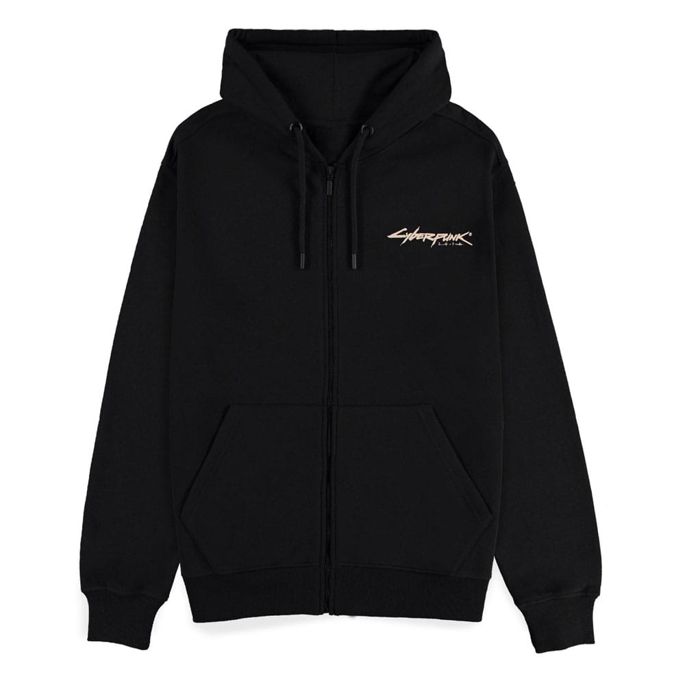 Cyberpunk 2077 Zipper Hoodie Night City Difuzed