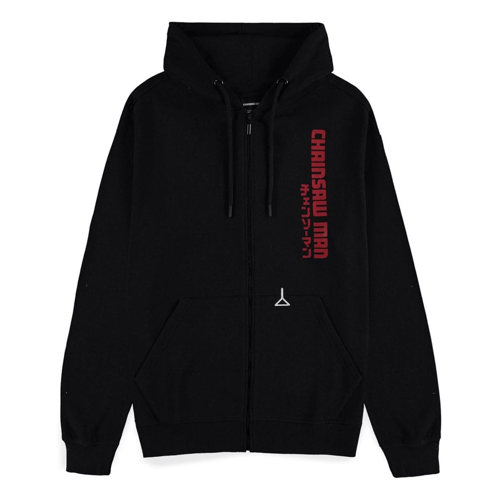 Chainsaw Man Zipper Hoodie - Chainsaw Devil, Storlek L Difuzed