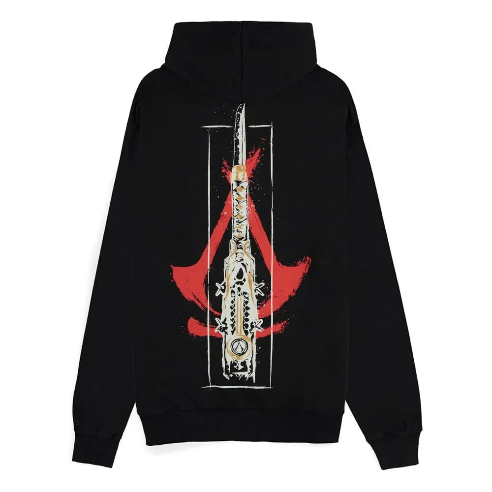 Assassin's Creed Shadows Zipper Hoodie med Dold Kniv - Storlek S Difuzed