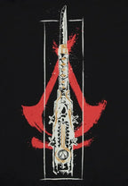 Assassin's Creed Shadows Zipper Hoodie med Dold Kniv - Storlek S Difuzed