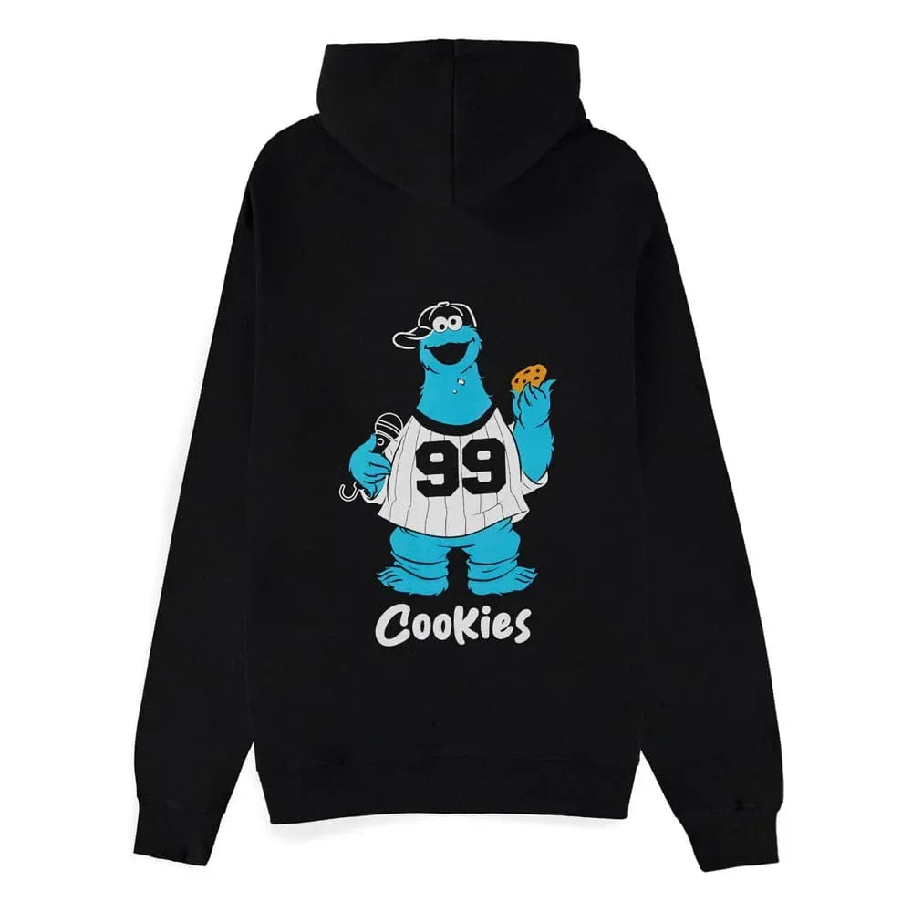 Sesame Street Zipper Hoodie Cookie Monster 99 Cookies Difuzed