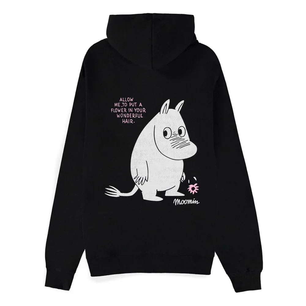 Moomins Zipper Hoodie Flower Size S Difuzed