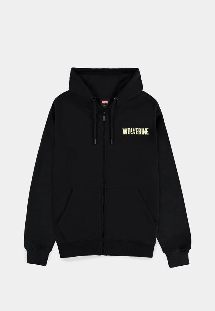 Marvel Zipper Hoodie Wolverine Black Size L
