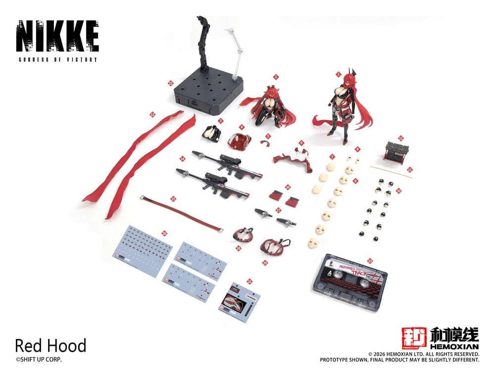 Goddess of Victory: Nikke Plastic Model Kit 1/12 Red Hood 18 cm