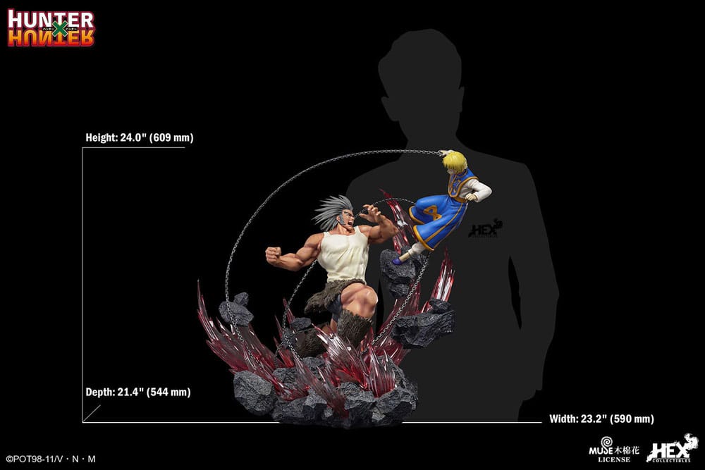 Hunter x Hunter Elite Dynamic Figur 1/6 Kurapika Vs Uvogin 61 cm