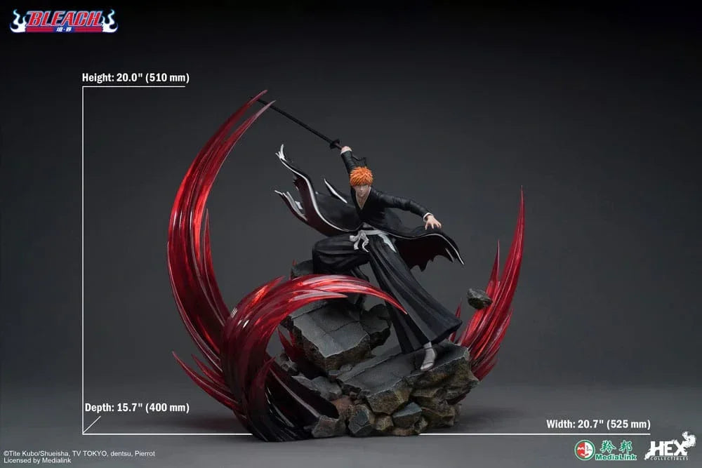 Bleach Elite Dynamic Figur 1/6 Ichigo Kurosaki 51 cm HEX Collectibles