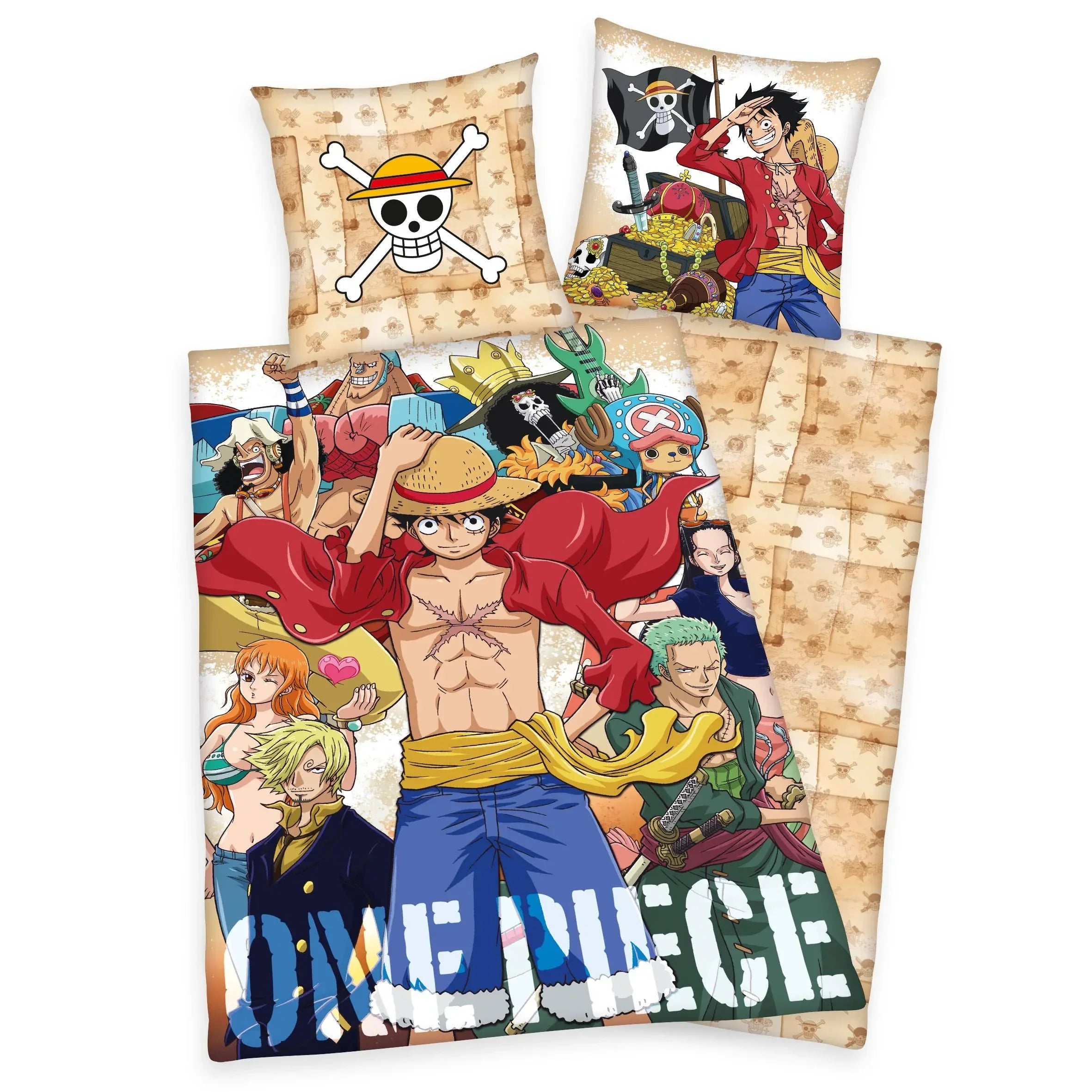 One Piece Duvet Cover Set Crew 135x200 cm