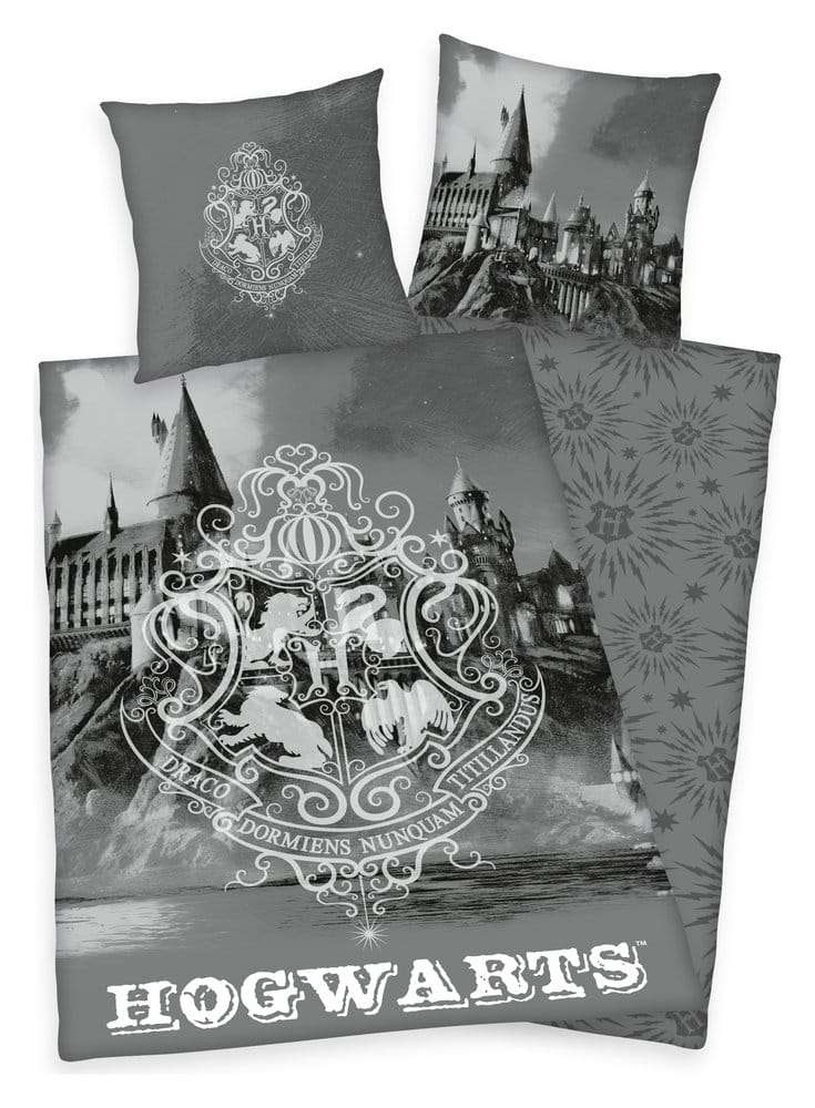 Harry Potter Bed Linen Hogwarts Gray 135 x 200 cm