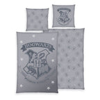 Harry Potter Duvet Set Grå 135 x 200 cm / 80 x 80 cm Herding