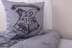 Harry Potter Duvet Set Grå 135 x 200 cm / 80 x 80 cm Herding