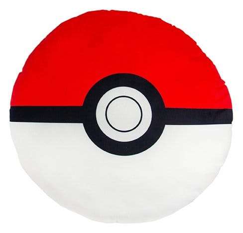 Pokémon Soft Velboa Pillow Pokeball 30 x 30 cm