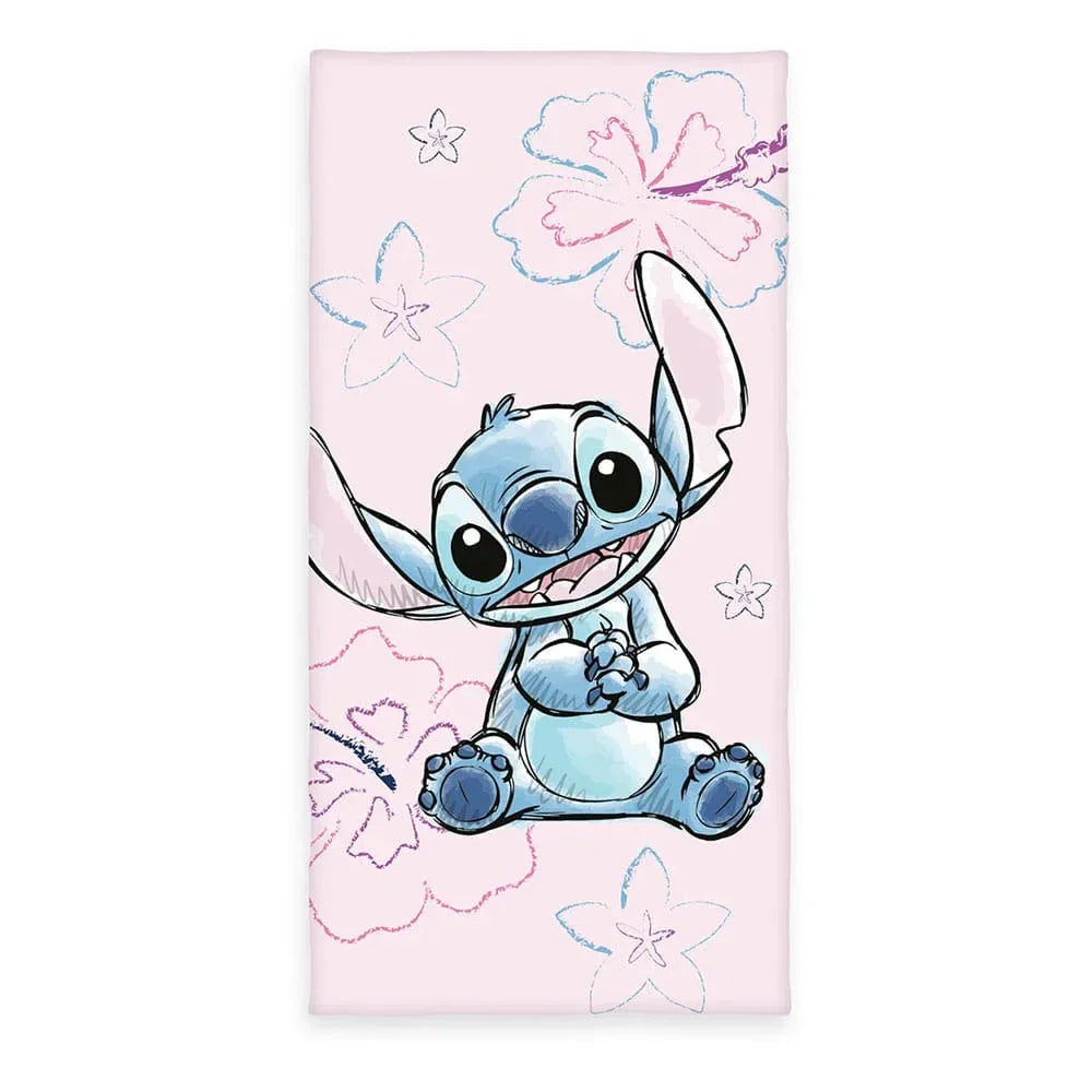 Lilo & Stitch Velour Handduk 75 x 150 cm Herding