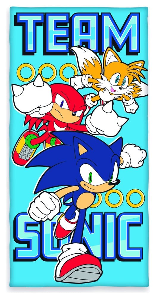 Sonic Beach Towel Team Sonic 70 x 140 cm