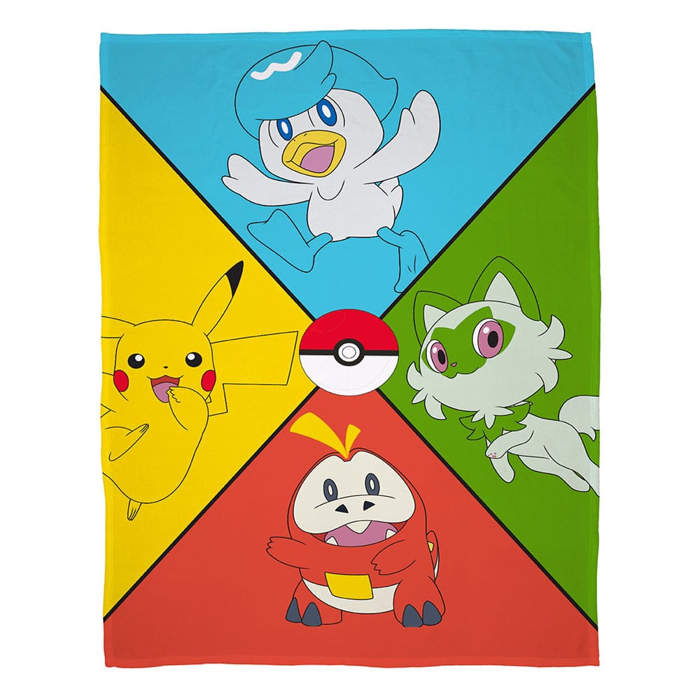 Pokemon Filt 4 Färger 130 x 170 cm Herding
