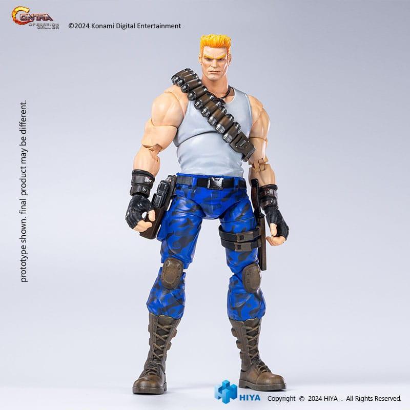 Contra: Operation Galuga Exquisite Basic Action Figur Bill Rizer 16 cm Hiya Toys