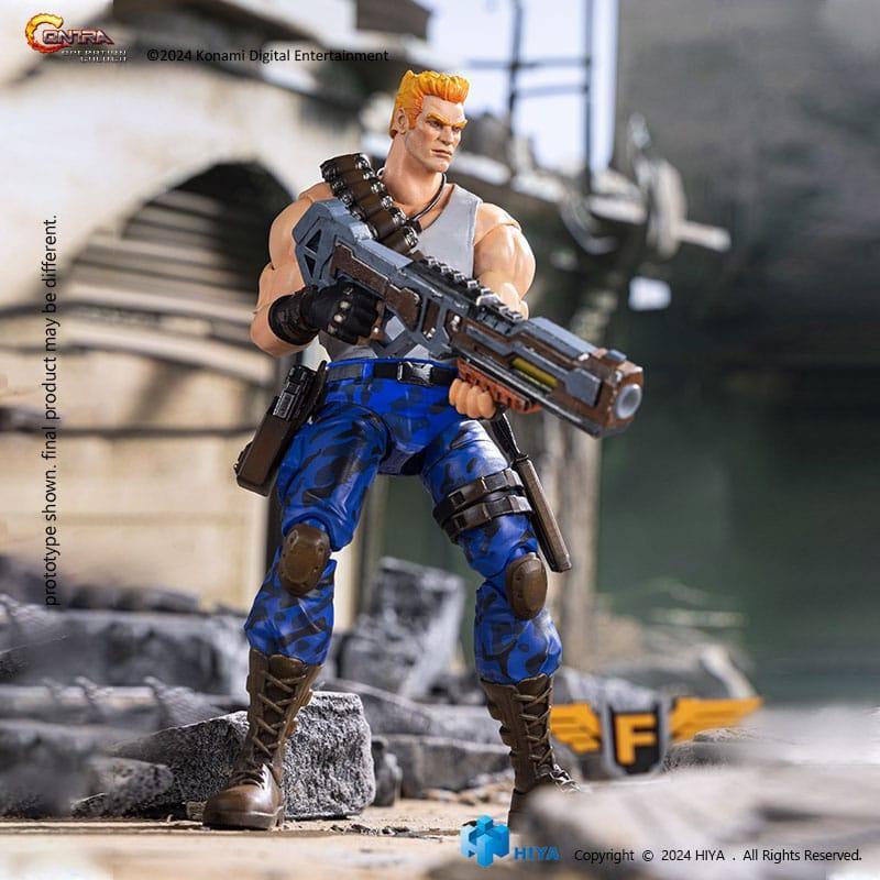 Contra: Operation Galuga Exquisite Basic Action Figur Bill Rizer 16 cm Hiya Toys