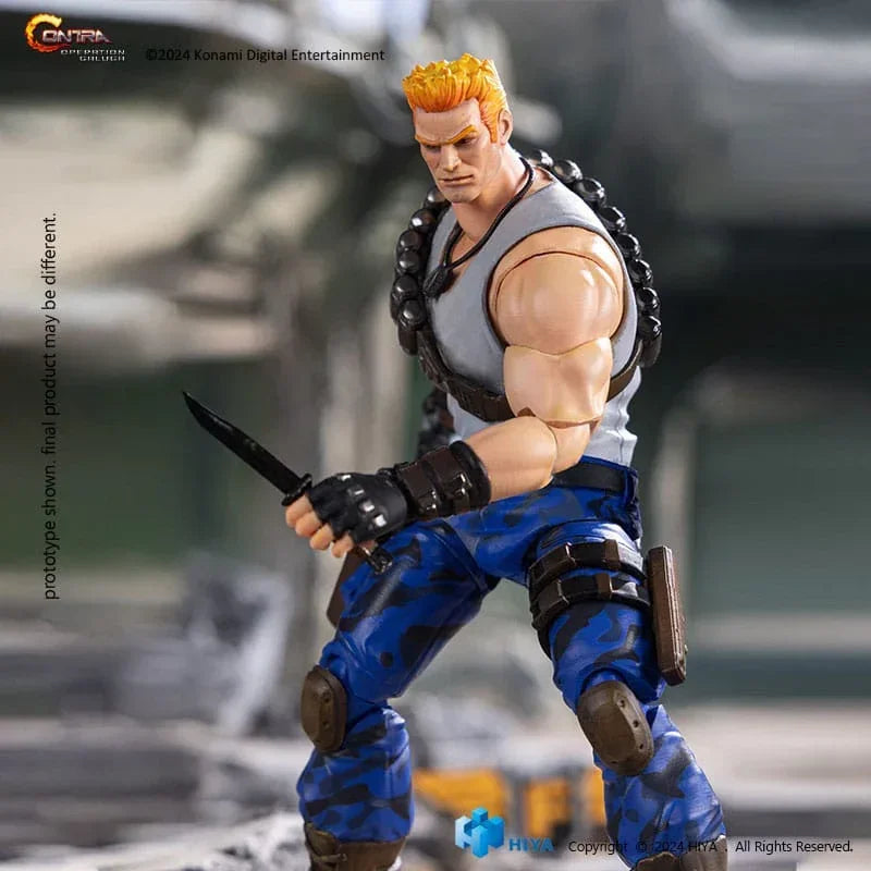 Contra: Operation Galuga Exquisite Basic Action Figur Bill Rizer 16 cm Hiya Toys
