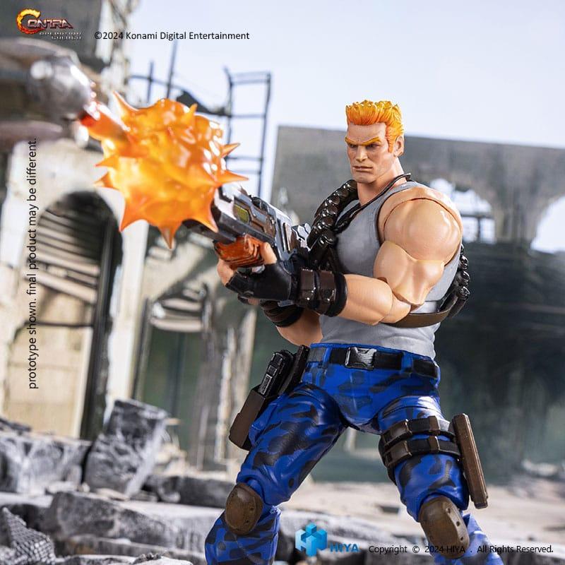 Contra: Operation Galuga Exquisite Basic Action Figur Bill Rizer 16 cm Hiya Toys