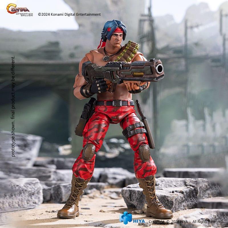 Contra: Operation Galuga Exquisite Basic Action Figur Lance Bean 16 cm Hiya Toys
