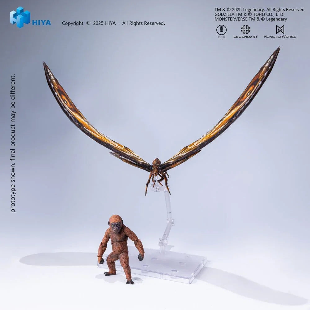 Godzilla x Kong: The New Empire Exquisite Basic Series Action Figur Mothra Premium Set Hiya Toys
