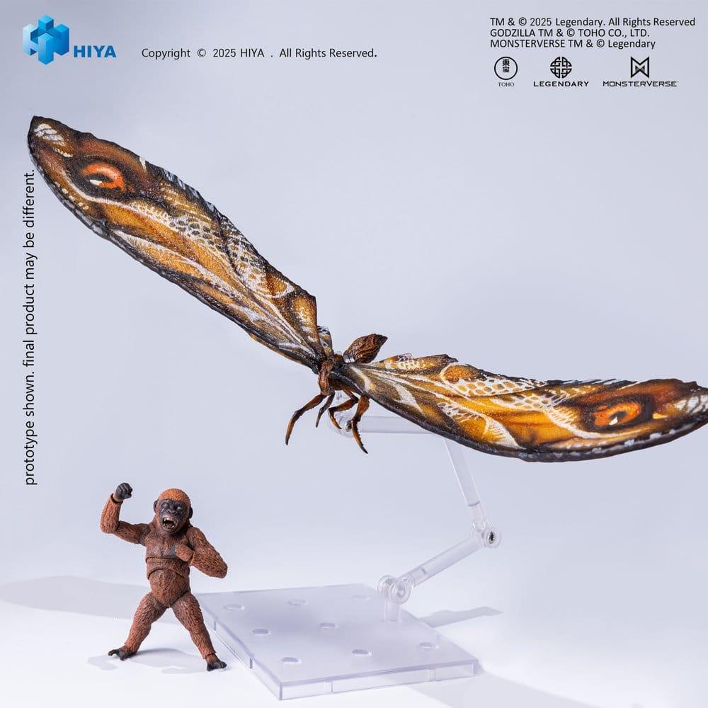 Godzilla x Kong: The New Empire Exquisite Basic Series Action Figur Mothra Premium Set Hiya Toys