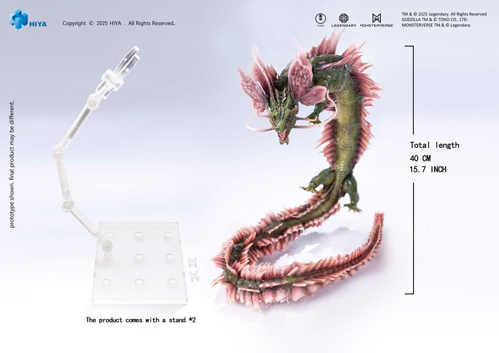 Godzilla x Kong Den Nya Imperiet Exquisite Basic Action Figur Tiamat 40 cm Hiya Toys