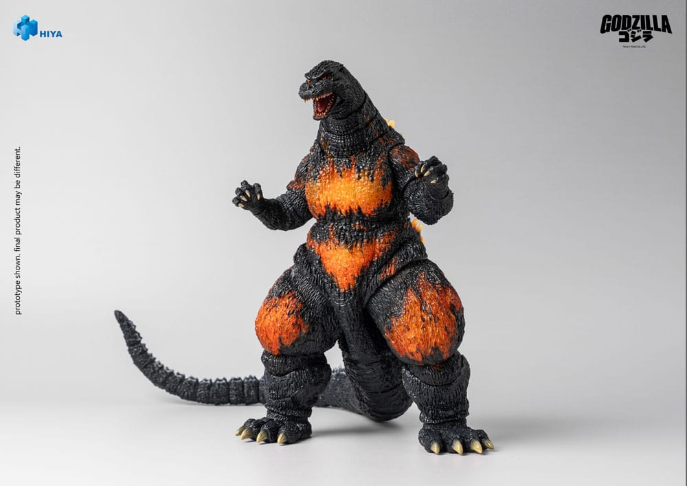 Godzilla vs. Destoroyah (1995) Exquisite Basic Action Figur Burning Godzilla 18 cm Hiya Toys