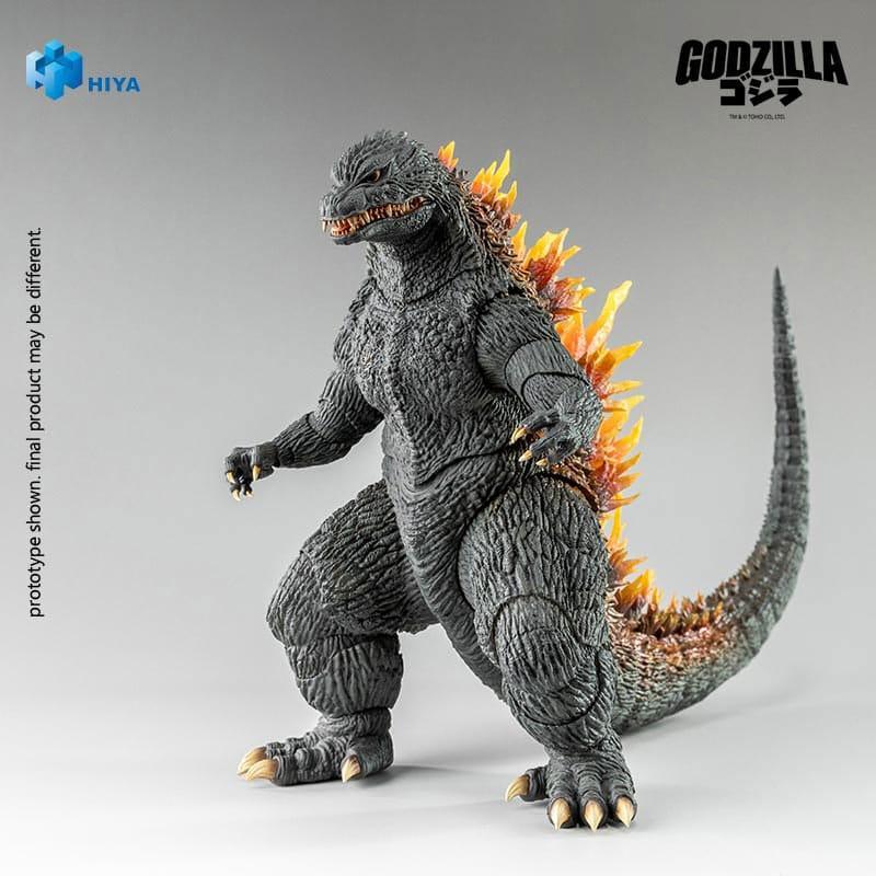 Godzilla 2000: Millennium (1999) Exquisite Basic Action Figur Godzilla Heat Ray 18 cm Hiya Toys