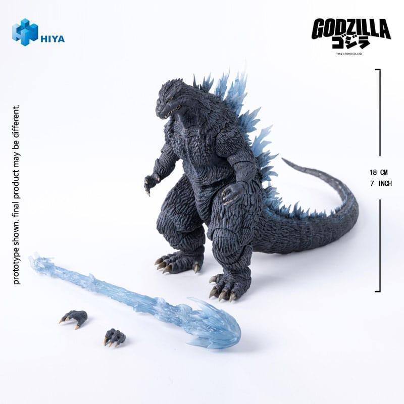 Godzilla Against Mechagodzilla (2002) Exquisite Basic Action Figur Heat Ray Godzilla 18 cm Hiya Toys