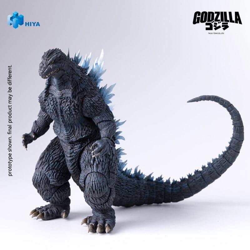 Godzilla Against Mechagodzilla (2002) Exquisite Basic Action Figur Heat Ray Godzilla 18 cm Hiya Toys