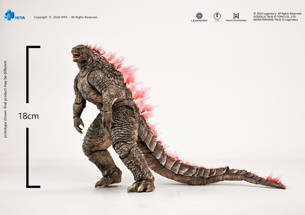 Godzilla x Kong: Det nya imperiet Exquisite Basic Actionfigur Godzilla Evolved Ver. 18 cm Hiya Toys