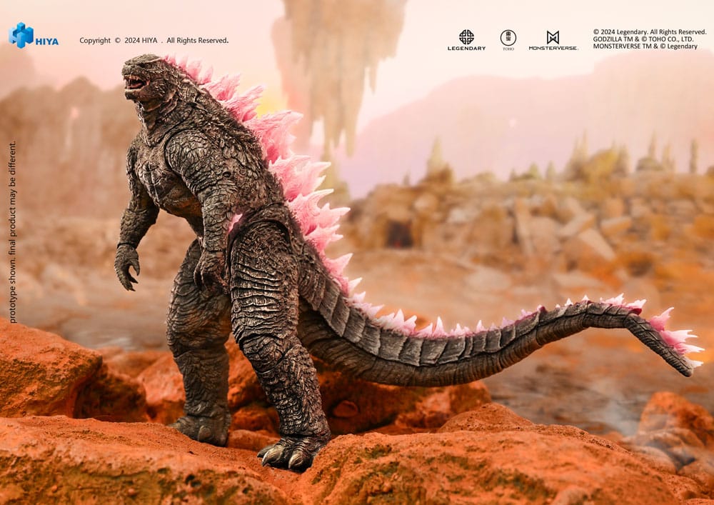 Godzilla x Kong: Det nya imperiet Exquisite Basic Actionfigur Godzilla Evolved Ver. 18 cm Hiya Toys