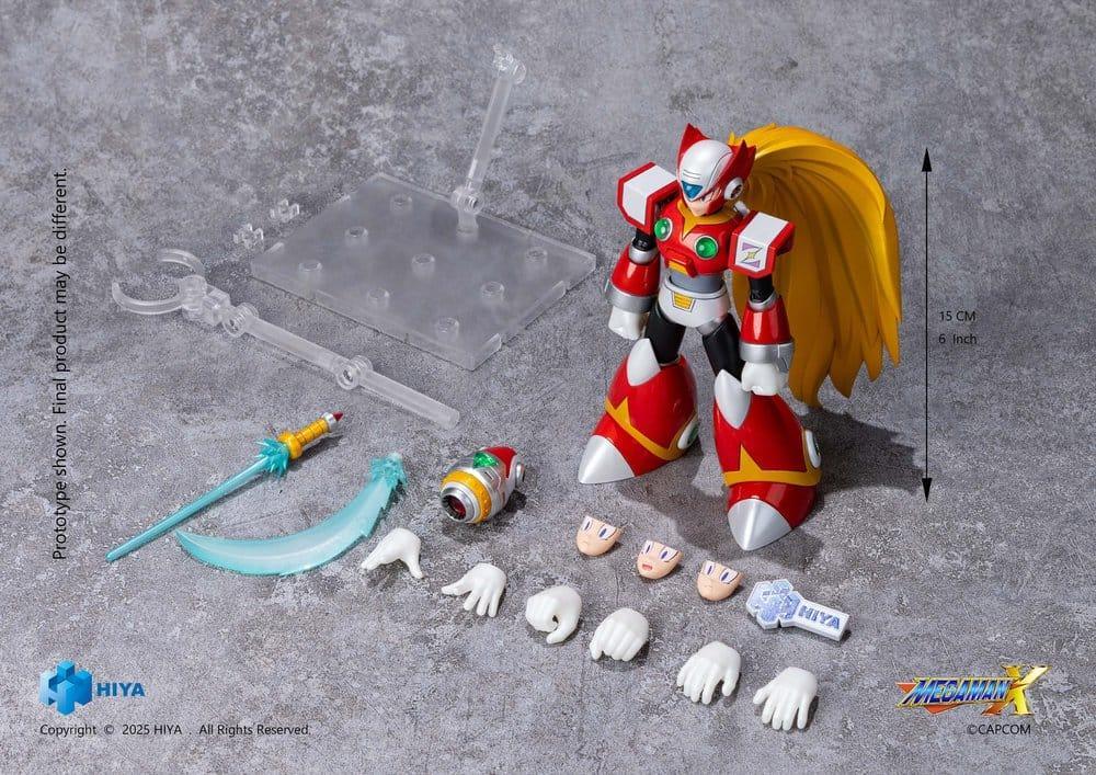Mega Man X Exquisite Basic Action Figur Zero 15 cm Hiya Toys