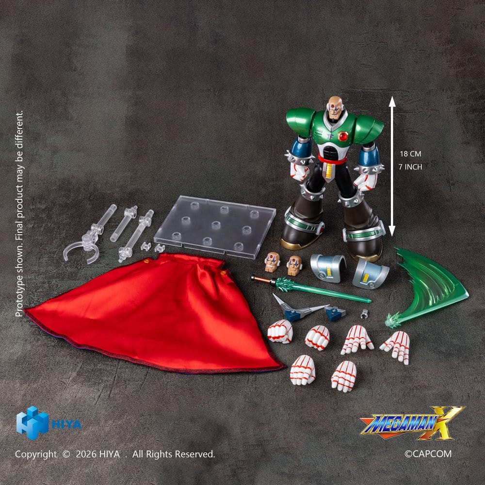 Mega Man X Sigma Detaljerad Actionfigur i Basic-serien, 18 cm