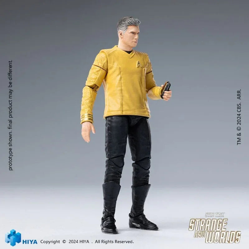 Star Trek Strange New Worlds Exquisite Mini Series Actionfigur 1/18 Pike 11 cm Hiya Toys
