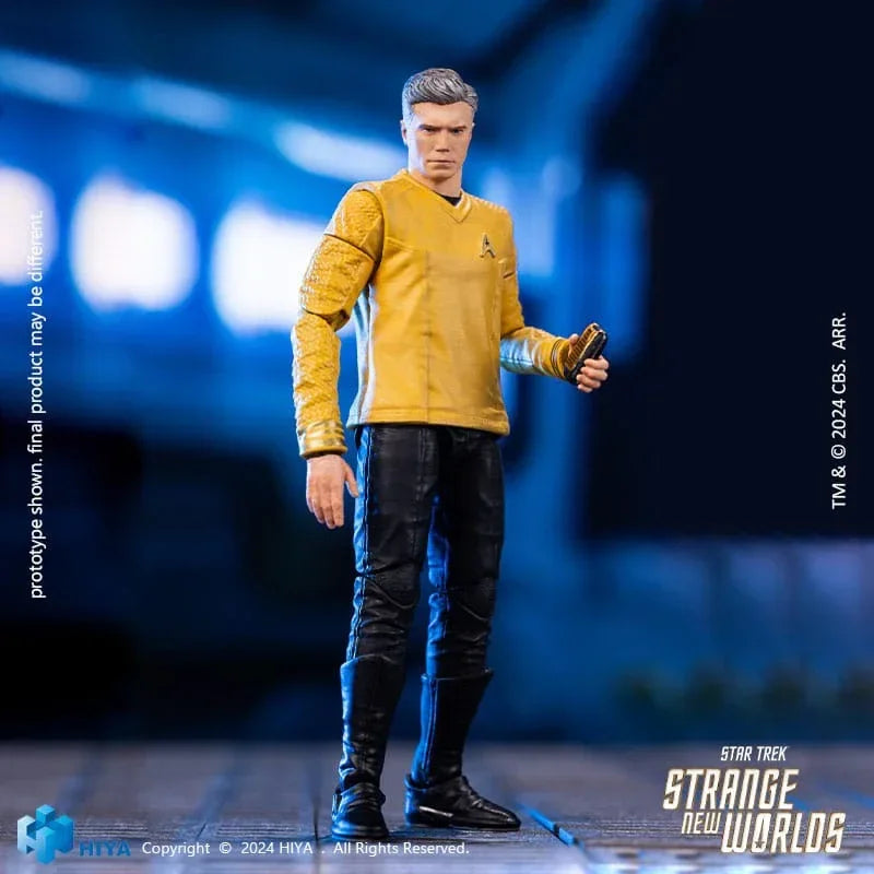Star Trek Strange New Worlds Exquisite Mini Series Actionfigur 1/18 Pike 11 cm Hiya Toys