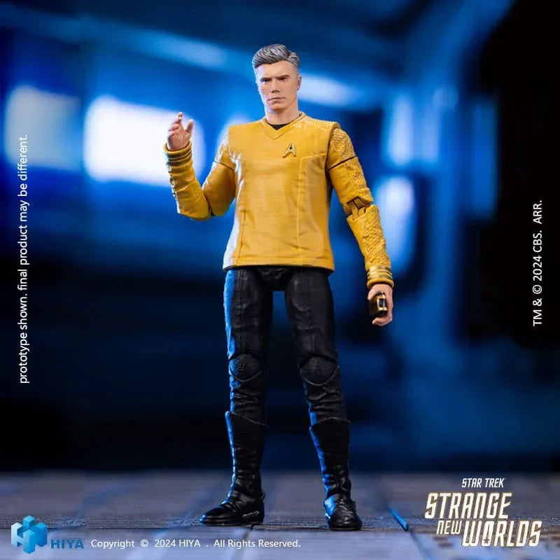 Star Trek Strange New Worlds Exquisite Mini Series Actionfigur 1/18 Pike 11 cm Hiya Toys