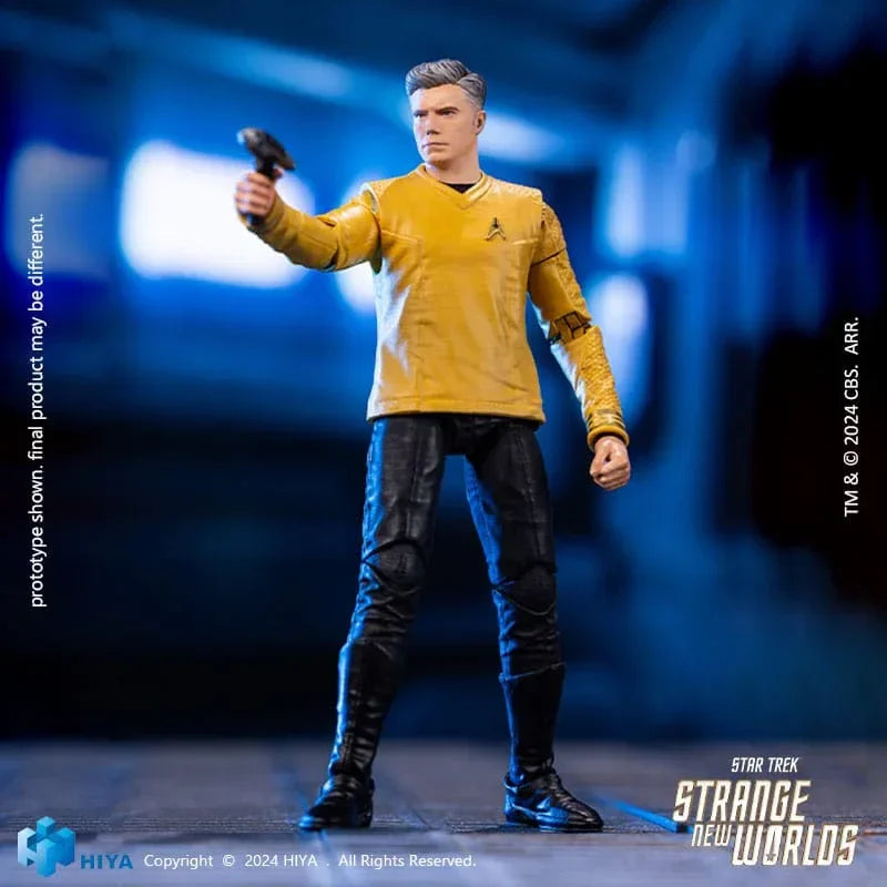 Star Trek Strange New Worlds Exquisite Mini Series Actionfigur 1/18 Pike 11 cm Hiya Toys